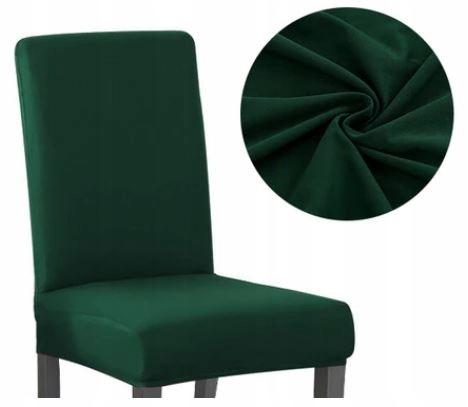Green Elastic Chair Cover Smooth