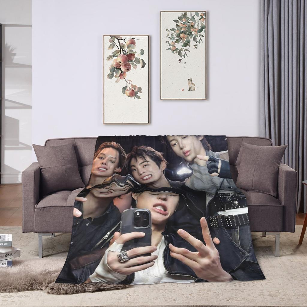 Мягкое одеяло для путешествий на самолете CORTIS Kpop Плед Фланелевое покрывало для гостиной Новинка Чехол на диван-кровать