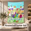 Numberblock Tapestry, Personalized Custom Text, Wall Hanging Tapestry For Living Room Home Wall Decor
