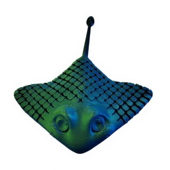 3D-печатная скат-манта, игрушка-антистресс, шарнирная фигурка ската-манты, гибкая фигурка морского животного, украшение для стола для дома и офиса