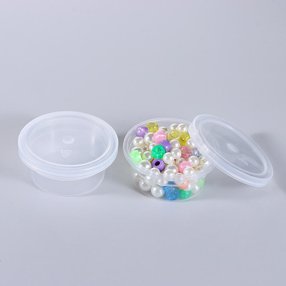 3/20PCS Home Plastic Bin Sundries Box Foam Container Ball Cup Clay Storage With Lids