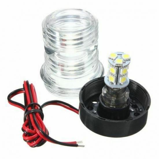 ABS plastic housing 2.6W marine boat round White LED Waterproof 12V for all boat