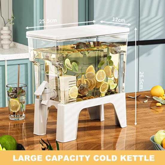 Большой диспенсер для напитков 3,5 л с краном, холодный чайник для коктейлей, соков, кувшин для пива, диспенсер для воды, контейнер для вечеринок, барбекю