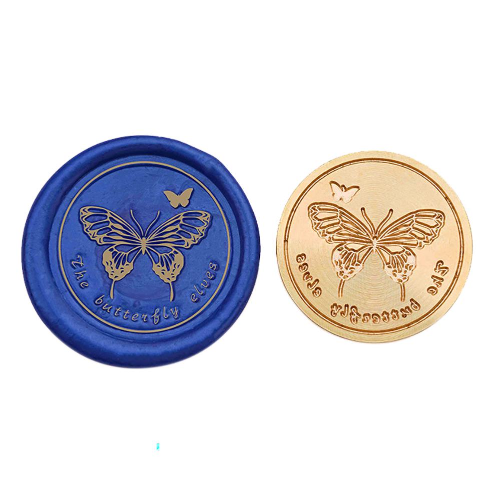 Головка уплотнения-бабочки, многофункциональная голова художественного уплотнения «сделай сам», круглая для свадебных приглашений