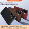 For Samsung Galaxy S24+ Case PU+TPU+PC Phone Back Cover with Metal Lens Frame