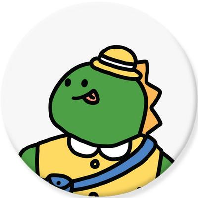 Happy Dino Acrylic Smart Talk, белый, 1 шт.