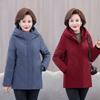 Торговый центр пуховик для мам среднего возраста, женская зимняя куртка нового стиля, куртка средней длины для людей среднего возраста и пожилых людей