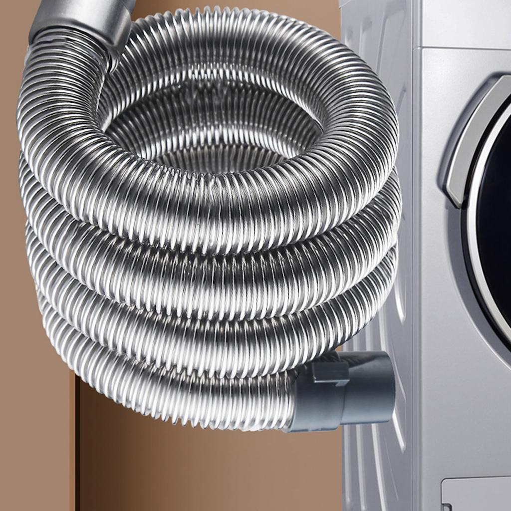 Washing Machine Drain Hose Washing Machine Drain Tube Stainless Steel Texture Suitable for Home and Commercial Use