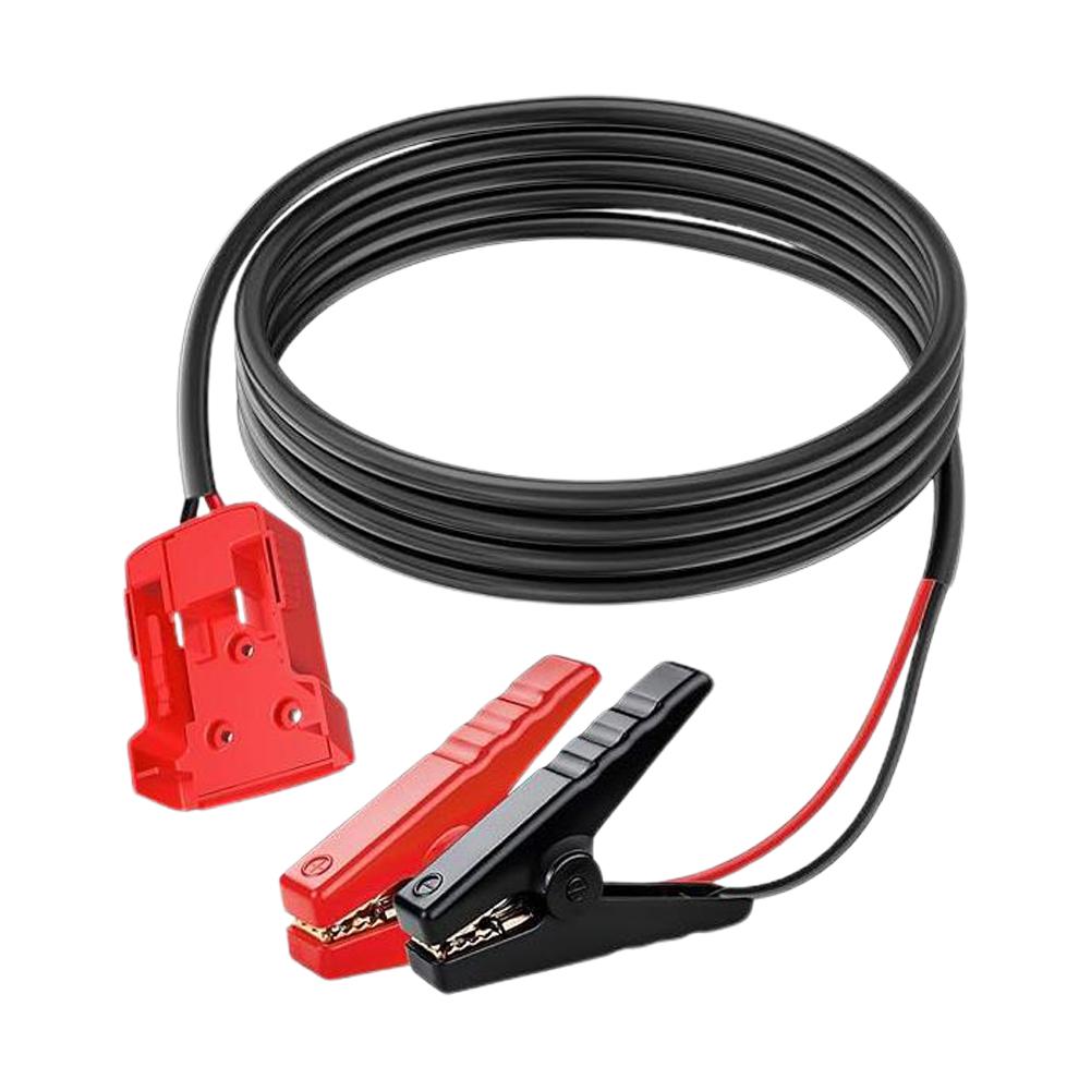 Автомобильный аккумулятор воспламенитель автомобильные аварийные комплекты питания 8awg кабель 6.56 футов для Milwaukee M18 Jumper Starter Jump Kit Power Tool X4w5