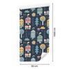 Scandinavian-style town wallpaper for living room and bedroom 50x1000