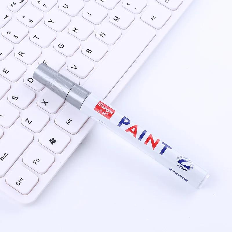 1 Piece Car Paint Pen Waterproof Car Wheel Tire Oily Painting Mark Pen Auto Rubber Tyre Tread CD Metal Permanent Paint Marker