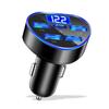 12-24V 5 Ports Car Charger Car Digital Lighter SCP/QC3.0 Super Fast Charging 4USB Phone Charger for IPhone Xiaomi Samsung Huawei