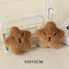 Cute Plush Star Embroidered Star Pendant Soft Bag Charm Ornament for Backpack Cartoon  Gift Bag Charm