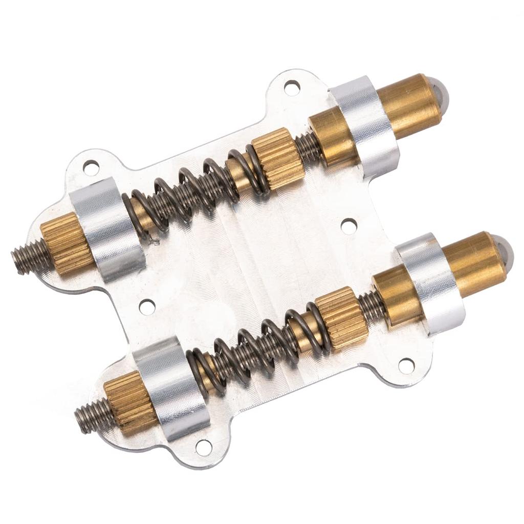 Musiclily Pro Brass Tremolo Stabilizer with 2 Locking Arm Adjusters for Floyd Rose and Other Floating Tremolos, Electric Guitars