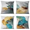 Leafy Artistic Patterns Throw Pillow Covers Pattern Cushion Cover Suitable For Sofa Bedroom Car Pillow Cover