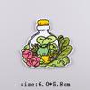 Frog Patch Iron On Embroidery Patches For Clothing Thermoadhesive Patches On Clothes Cartoon Animal Sewing/Fusible Patch Badges