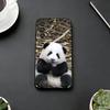 Милый чехол для телефона F-Fubao Животное P-Панда Черный Силиконовый Мягкий Для Samsung S25,S24,S21,S22,S23,S30,Ultra,S20,Plus,Fe,Lite