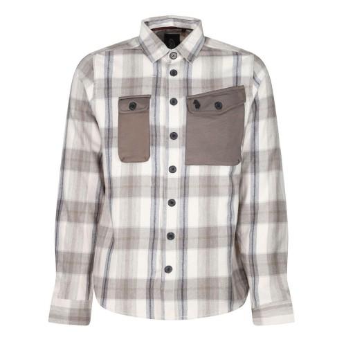 Luke Mens Johnny Plaid Chest Pocket Overshirt
