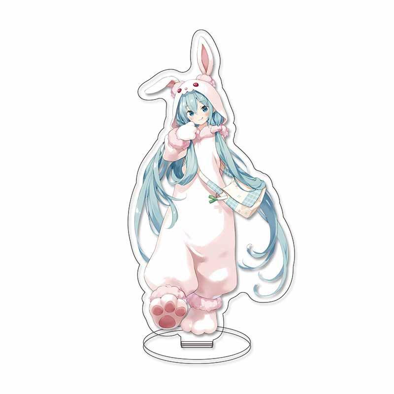 Miku Hatsune Miku Snow Miku Anime Acrylic Stand Figure Clear Display Birthday Gift 2D Anime Merchandise
