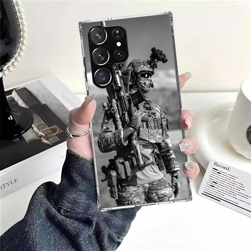 Military Army Special Forces Soft Phone Case For Samsung Galaxy S22 S23 S24 S25 Edge S26 Ultra S20 FE S21 Plus + Fundas Coque Ga