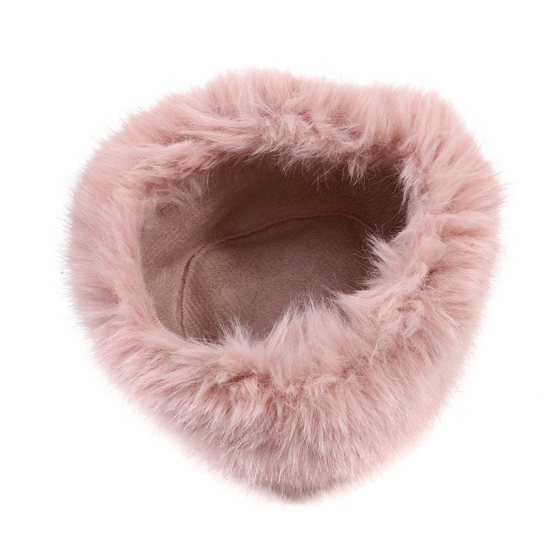 Пушистая меховая шапка-ведро, плюшевая монгольская шапка, женская зимняя ветрозащитная, утепленная, для холода и снега, теплая шапка