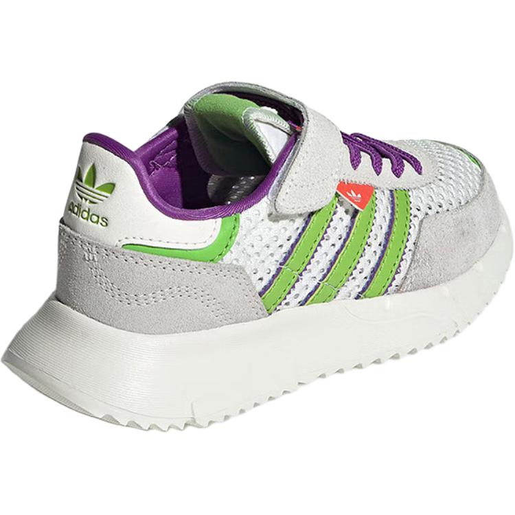 Adidas Originals Retropy F2 Cf El Comfortable Soft Durable Low-Top Casual Shoes Kids Casual Shoes White JR7997