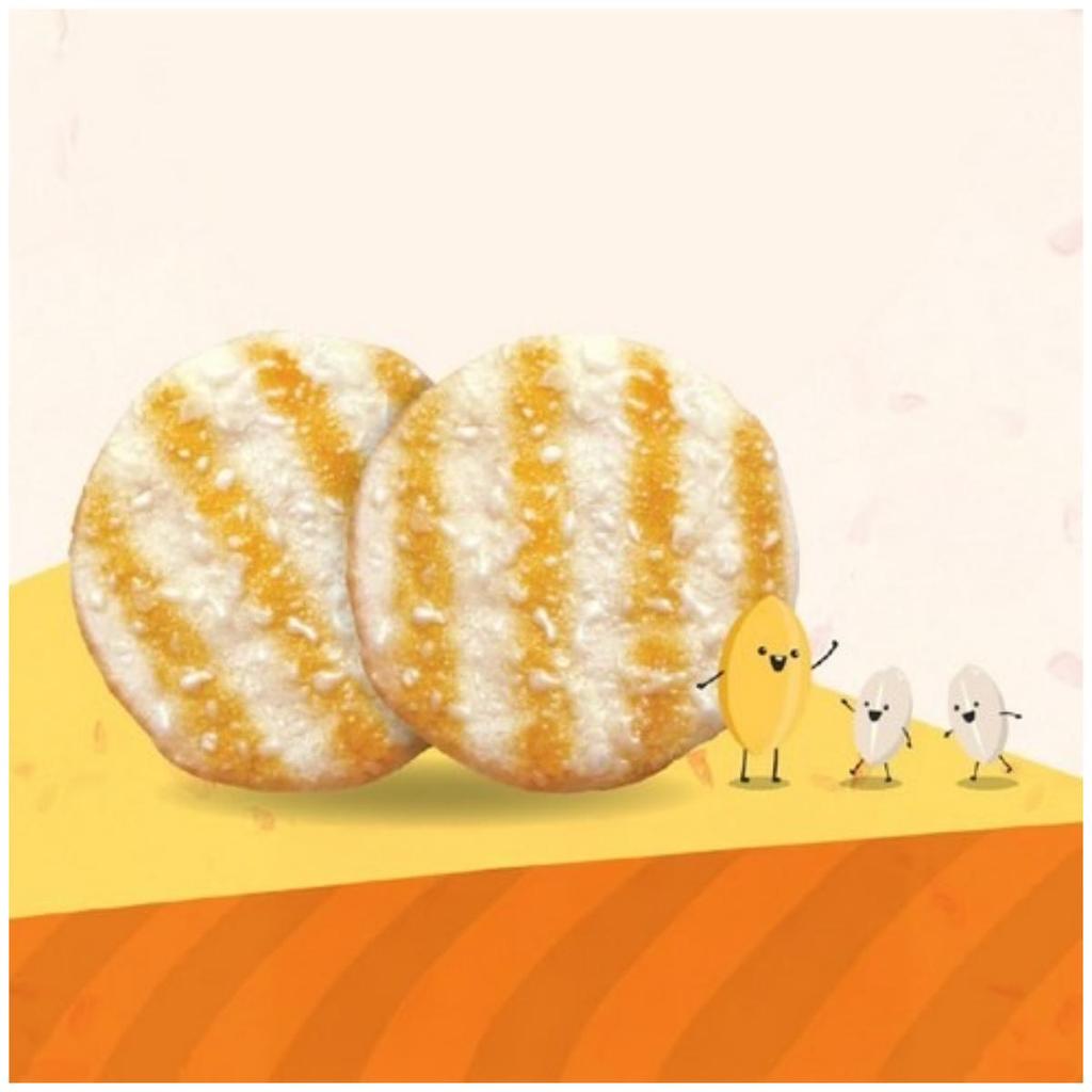 Crown Chamsal Seolbyeong Sweet Rice Crackers 270g x 2 Pack