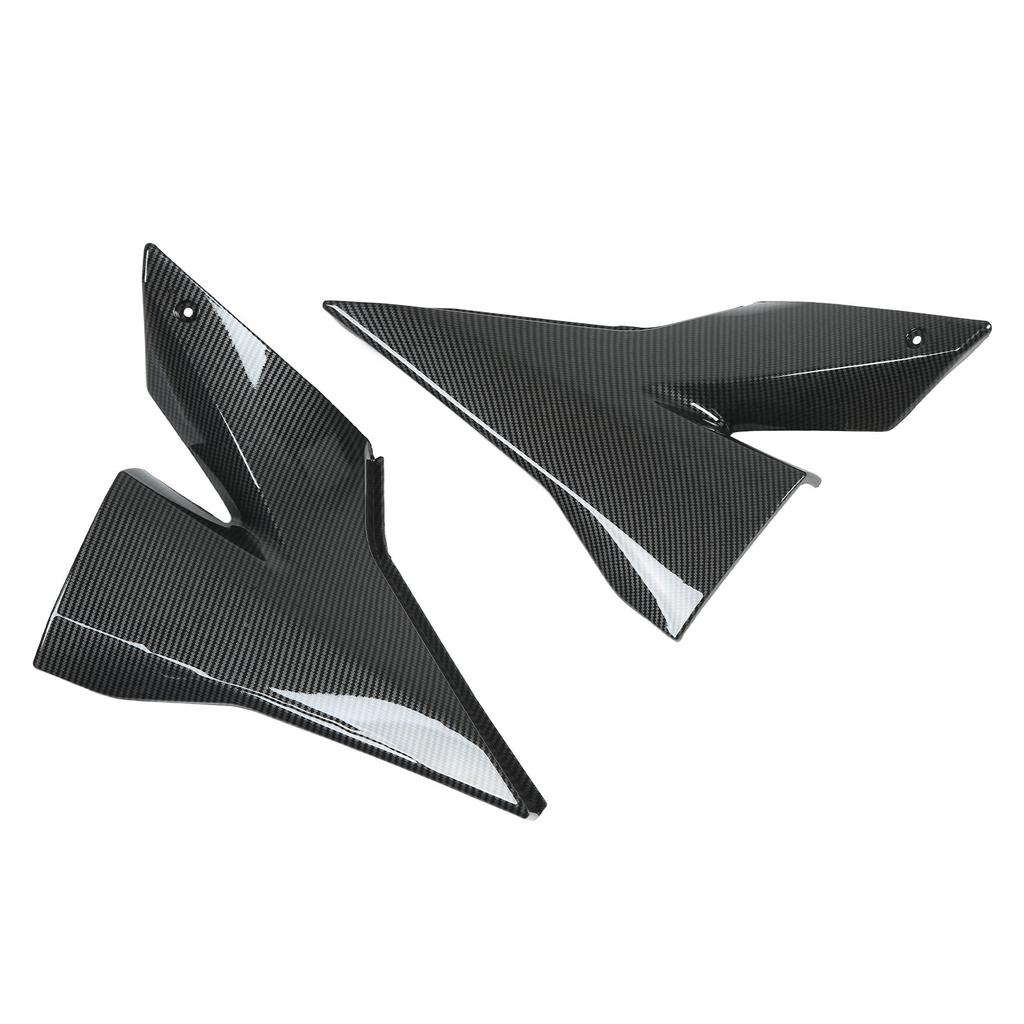 2PCS Motorcycle Fuel Tank Side Panel Cover Carbon Fiber Style Fairing Replacement for ZX 10R 2004‑2005
