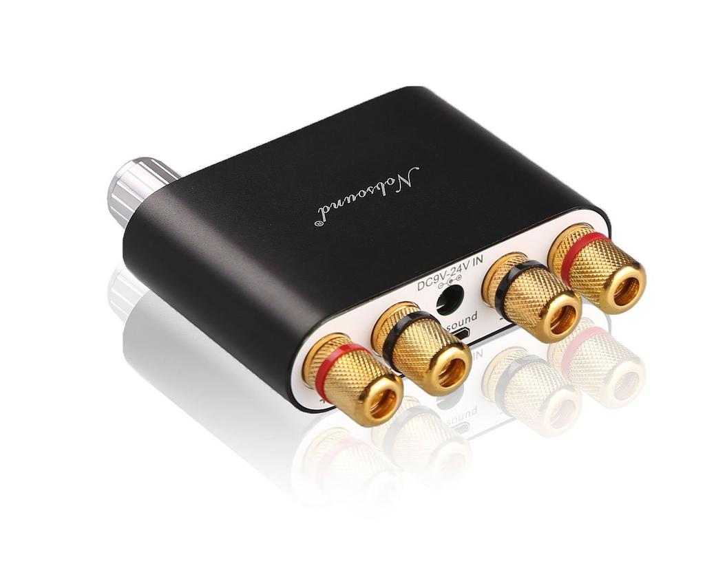 Nobsound Mini Bluetooth Маленький цифровой усилитель 100 Вт HiFi Усилитель мощности Адаптер питания в комплекте NS-10G 5.0