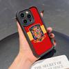 Флаг Испании для iPhone 17 16 15 14 13 12 11 Pro Max Plus Черный Полное Покрытие Мягкий Чехол Силиконовый Чехол