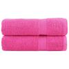 VidaXL Superior Quality Bath Towels 2 Pcs, Shower Towels, Bath Sheets, Guest Toilet Towels, 137527