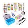 Fishing Lures Kit Tackle Box Crankbaits Hard Baits Jigs with Hooks Gear Accessories