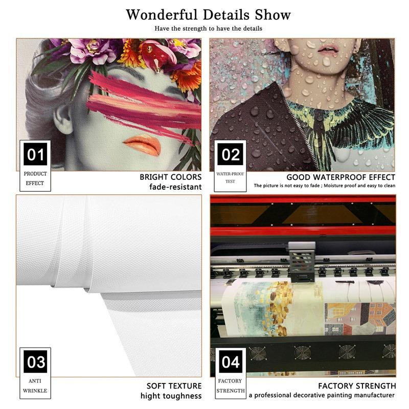 Vintage Spring Poppy Field Canvas Wall Art  Retro Decorative Painting for Living Room  Bedroom  Classic HD Print Poster  Home De