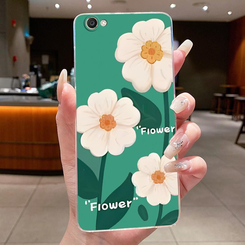 Case For Vivo Y55 Y55S Y55L Y55A 1603 1610 Back Cover Clear Luxury Butterfly Fashion Flowers Soft Silicone TPU Jelly Phone Case