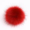 Faux Women Diy Raccoon Fur Pom Poms Ball For Knitting Beanie Hats Accessories