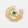 Жемчужные Глаза Демона Серьги-гвоздики Стразы Глаз Дьявола Броши Серьги Глаз Дьявола Сувениры для вечеринки