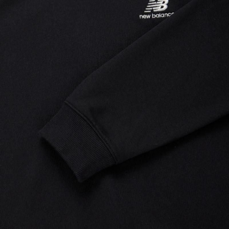 New Balance Футболка унисекс с длинным рукавом Half Club Nbnccb1013 Bk New Val Essential с маленьким логотипом