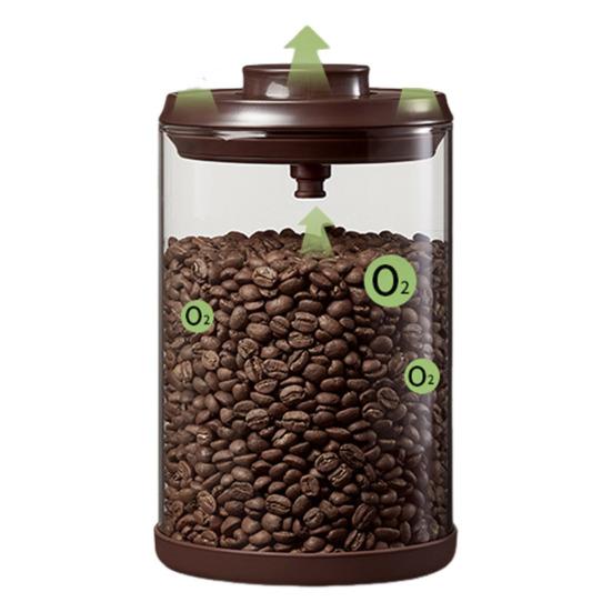 Герметичная банка для хранения кофе, большая емкость, не содержит бисфенол А, устойчива к ультрафиолетовому излучению, пригодна для мытья в посудомоечной машине, контейнер для хранения кофейных зерен