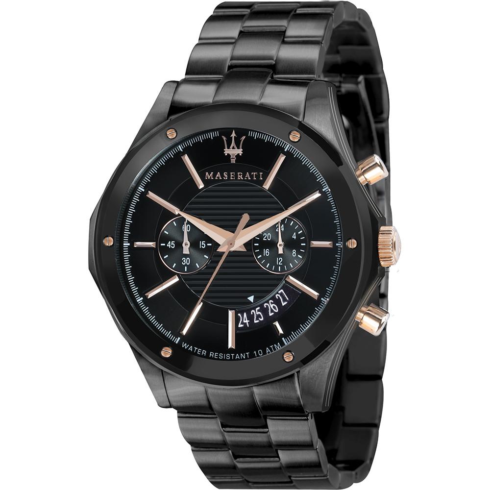 Maserati Мужской кварцевый хронограф Circuito Black Metal с датой R8873627001
