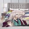 Фланелевое одеяло Kamisama Kiss Hajimemashita Anime Tomoe Funny Throw для домашнего гостиничного дивана 150*125 см, тонкое плюшевое одеяло