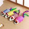 Cute Plush Mint Mouse Cat Toy for Self-Entertainment and Relief