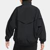 Nike SS23 Куртка на молнии с вышитым логотипом Женская верхняя одежда Черный DM6185-010
