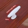 NAIERDI Aluminium Alloy White Cabinet Handles Kitchen Closet Door Knobs and Cupboard Handles Drawer Pulls Furniture Handle