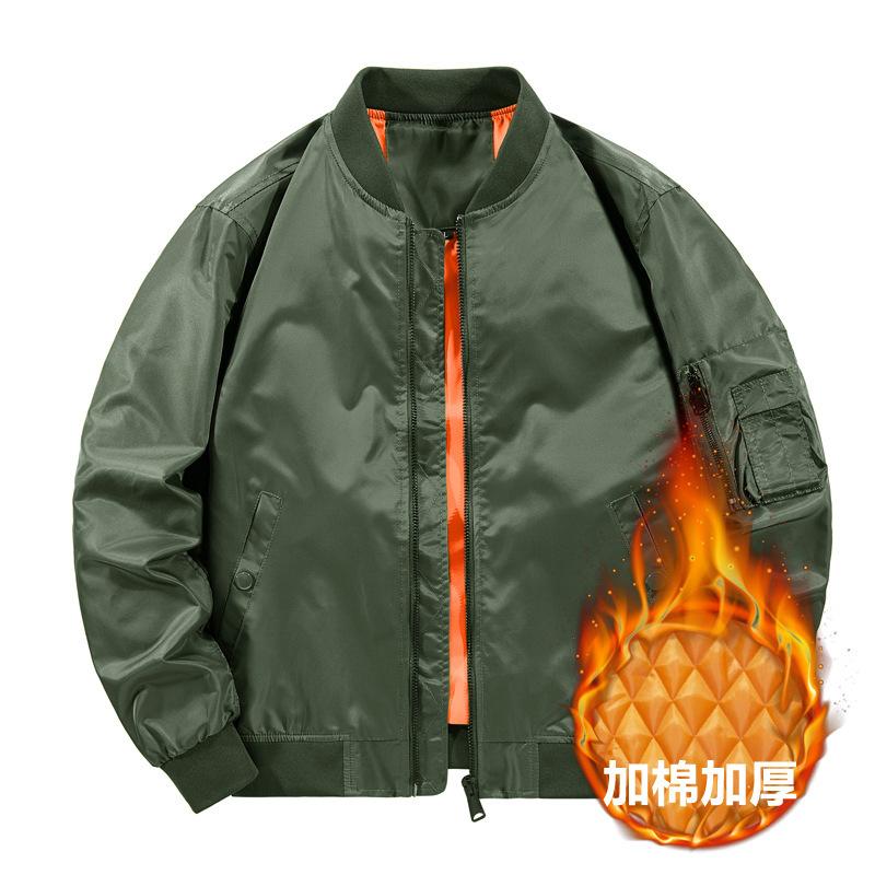 Хипстерская бейсбольная куртка мужская MA1 Air Force Flight Suit Jacket с хлопковым утолщенным верхним пальто с принтом