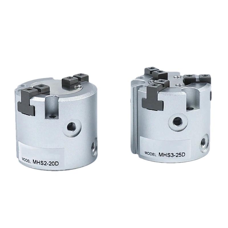 MHS2/MHS3/MHS4 Finger Pneumatic Gripper Replacement Double Action Rotating Air Cylinder 16D/20D/25D/32D/40D/50D