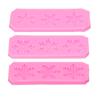 5Pcs Snowflake Molds No Viscous Design 5 Different Shapes Flexible Easily Use Clean Snow Silicone Mold for DIY