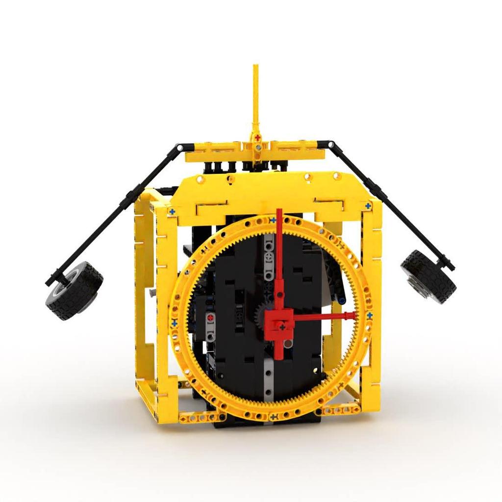 Совместимая модель шестерни для электрических балансирных часов LEGO - Набор для самостоятельной механической сборки маятниковых часов