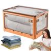 Camping Storage Box Folding Storage Bins Transparent Storage Containers Camping Picnic Camping Box Large Organizing Boxes