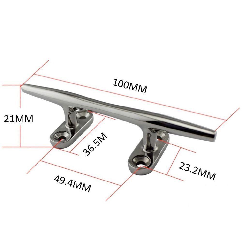 4-8inch Boat Hollow Base Cleat Marine Heavy Duty Boat Cleat Boat Grab Handle  Kayak Webbing