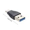 Адаптер USB 3.0 папа к USB C папа для высокоскоростной передачи данных и зарядки для различных устройств Type C